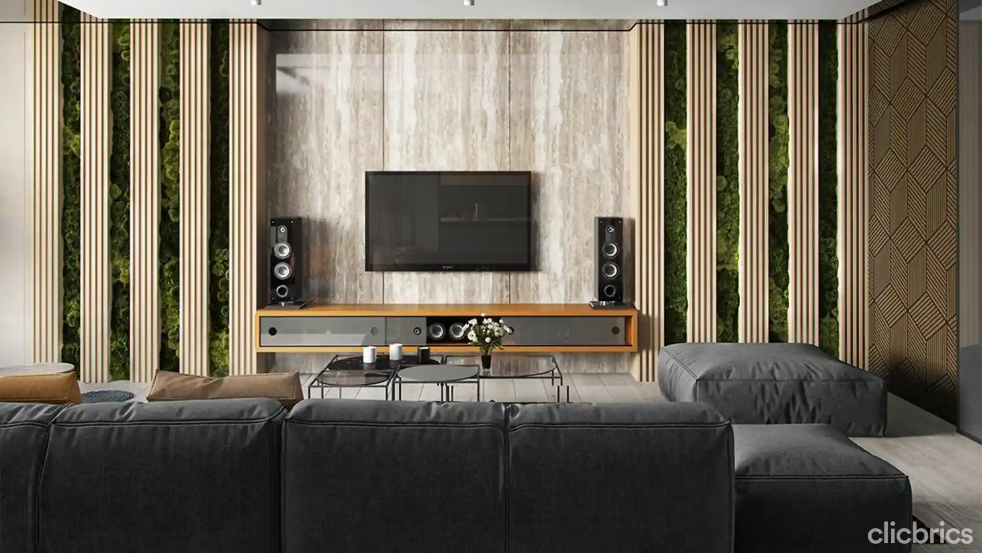 TVunit Design For Living Room
